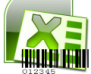 Excel data barcode label printing tool segment first LOGO