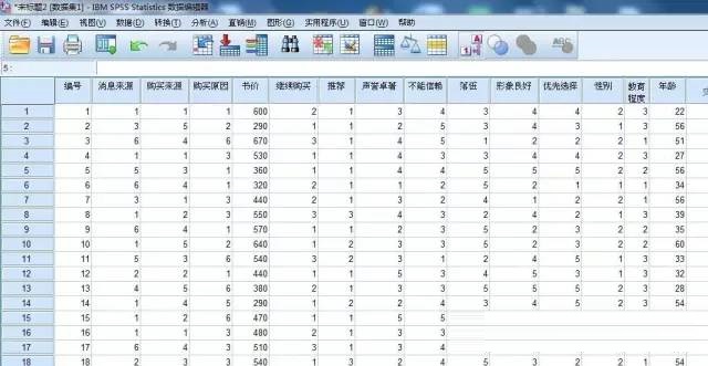 What are the differences between spss and excel? Screenshot of the difference between spss and excel