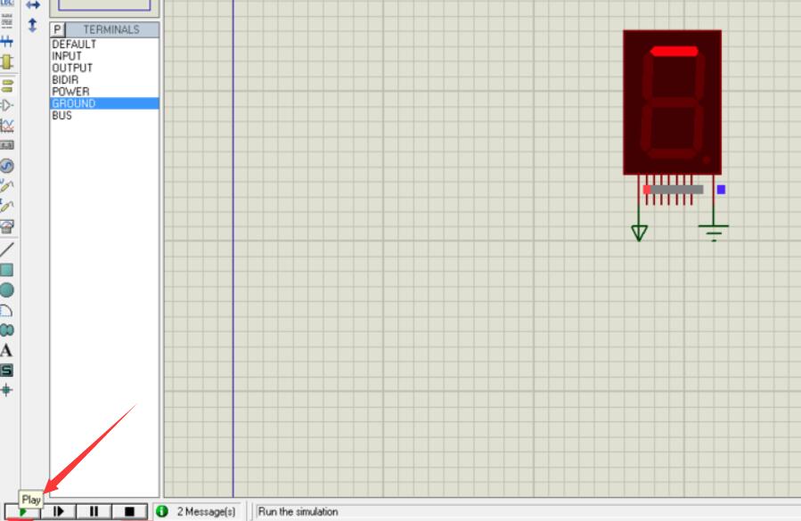 Screenshot of proteus microcontroller simulation software