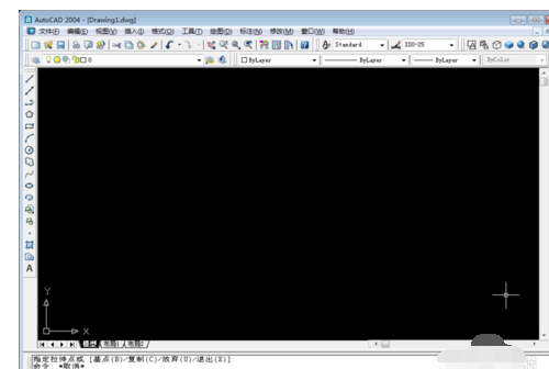 Screenshot of the operation method of AUTOCAD2004 graphics shape and position tolerance marking