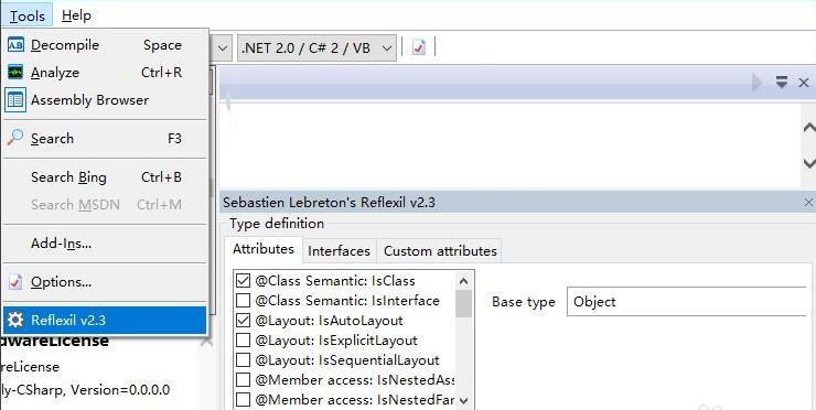 .NET Reflector 9.0 How to install the Reflexil plug-in