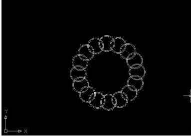 Use CAD to draw interlocking colorful rings