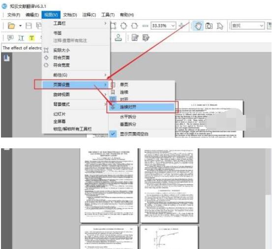 How to display documents in two windows in Zhiyun Document Translation? Screenshot of how to display documents in two windows in Zhiyun Document Translation