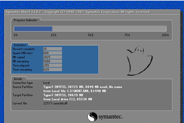 How to reinstall the system with one-click ghost? Screenshot of the one-click ghost reinstallation system tutorial