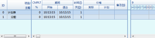 Screenshot of the detailed process of adding a schedule with MindMapper