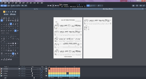 Screenshots of detailed steps for importing guitar tabs in Guitar Pro 7