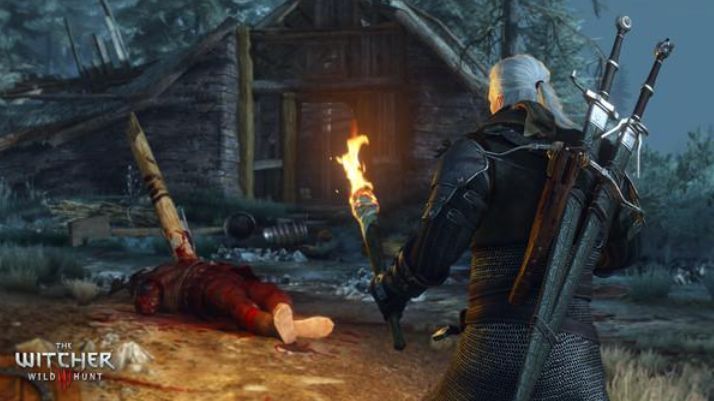 Screenshot of how to deal with poison gas in The Witcher 3 Wild Hunt