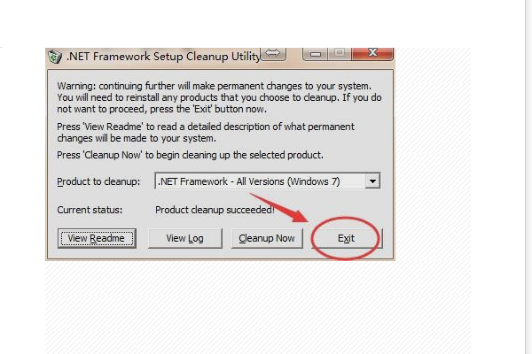 How to update microsoft .net framework? Screenshot of the tutorial for updating microsoft .net framework