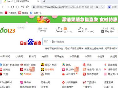 Screenshot of the steps to change the homepage of Xiaozhi dual-core browser