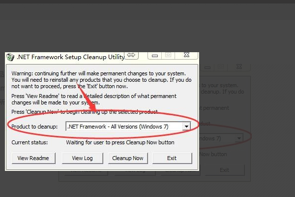 How to update microsoft .net framework? Screenshot of the tutorial for updating microsoft .net framework