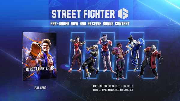 What’s included in the Street Fighter 6 pre-order