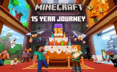 Special activities for the 15th anniversary of the launch of "Minecraft": Bedrock version exclusive museum commemorative map, Google search launches special eggs