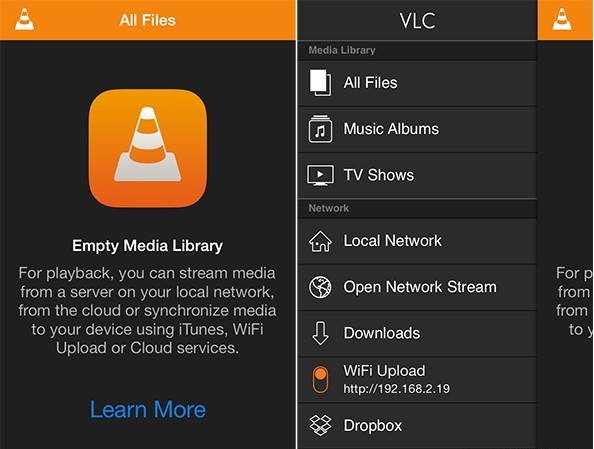 VLC media player screenshot