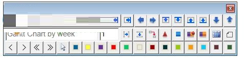 Blue Excel-Gantt chart plan generation tool screenshot