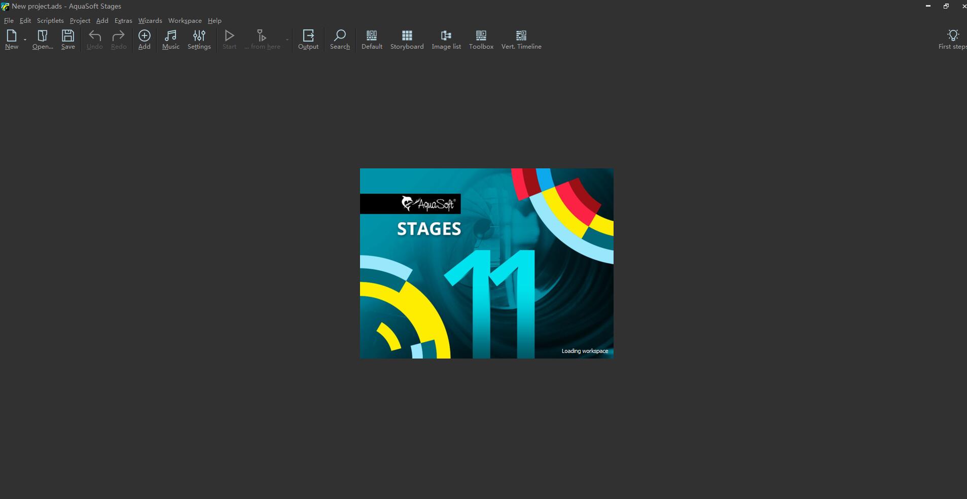 Screenshot of AquaSoft Stages