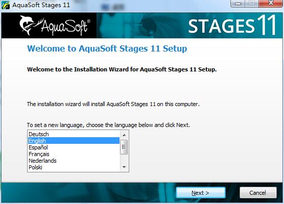 Screenshot of AquaSoft Stages