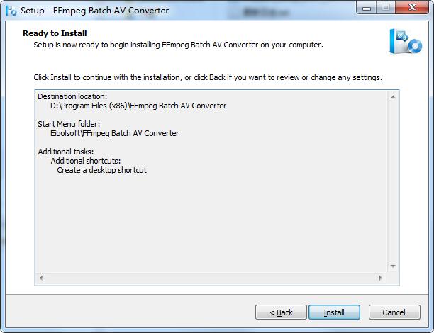 FFmpeg Batch AV Converter screenshot