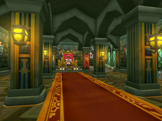 Screenshot of running kart