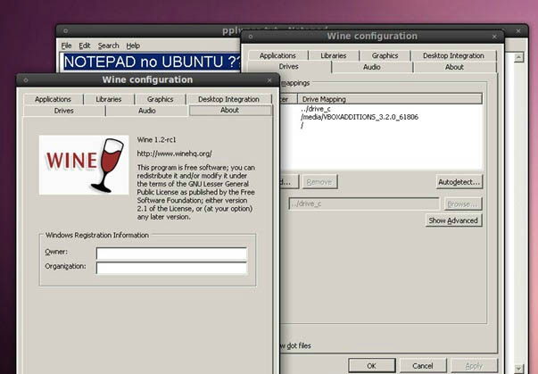 Wine screenshot