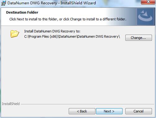DataNumen DWG Recovery screenshot