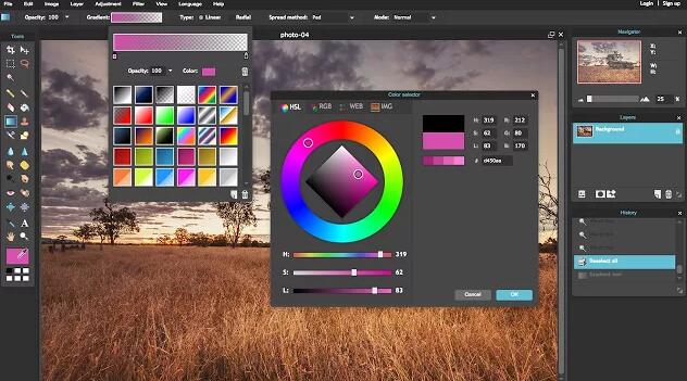 Pixlr Editor screenshot