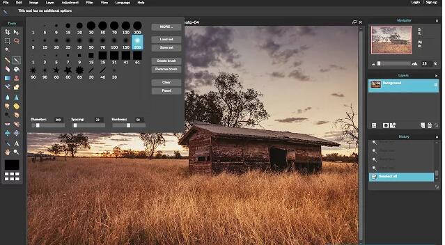 Pixlr Editor screenshot