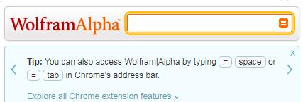 Wolfram|Alpha screenshots