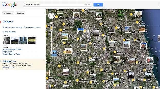 Screenshot of Google Map plug -in