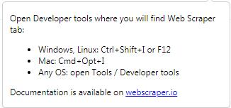 Web Scraper screenshot