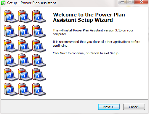 Apple notebook Windows system Power Plan Assistant screenshot