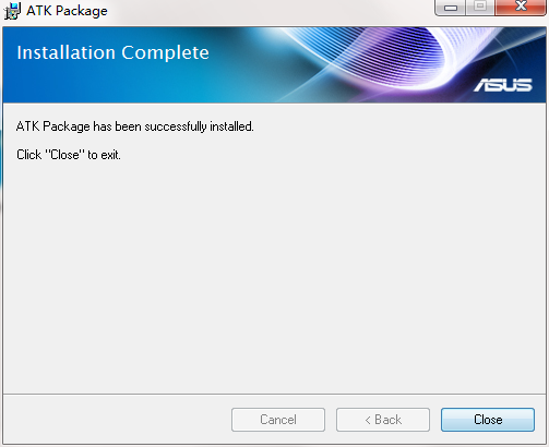 ASUS ATK driver screenshot