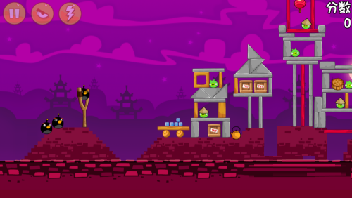 angry birds screenshots