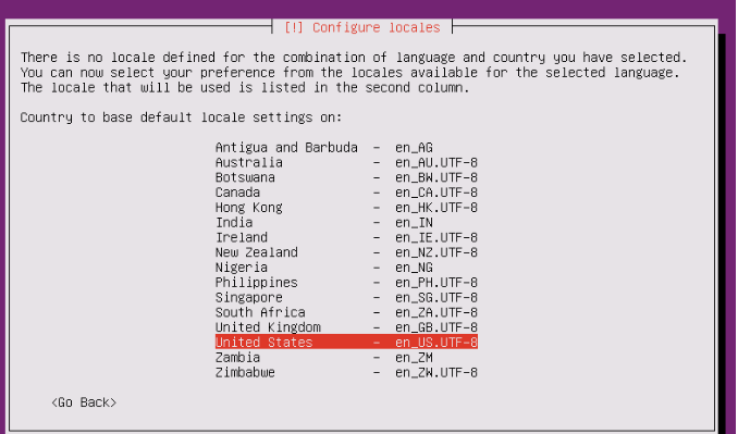 Ubuntu Server 64bit screenshot