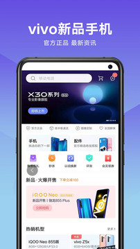 Screenshot of vivo official website