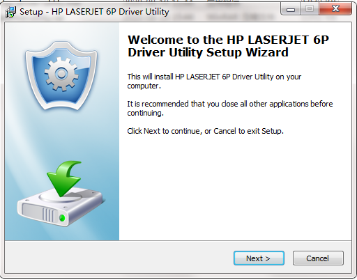 Screenshot of HP LaserJet 6P black and white laser printer
