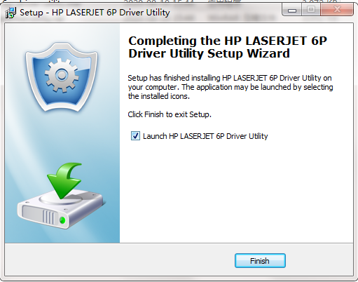 Screenshot of HP LaserJet 6P black and white laser printer