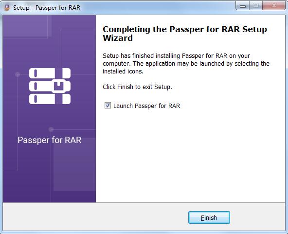 Screenshot of Passper for RAR