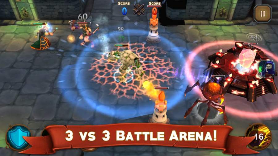 Dungeon and League screenshots