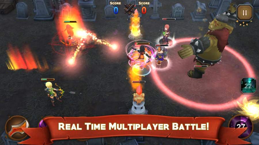 Dungeon and League screenshots