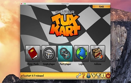 Screenshot of SuperTuxKart