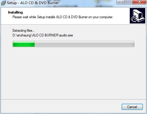 Screenshot of ALO CD & DVD Burner