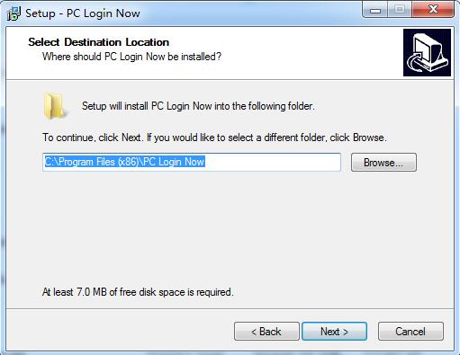 Screenshot of PC Login Now