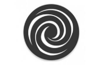 Black domain segment first LOGO