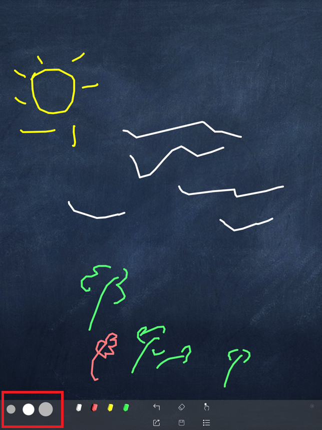 Screenshot of Blackboard APP