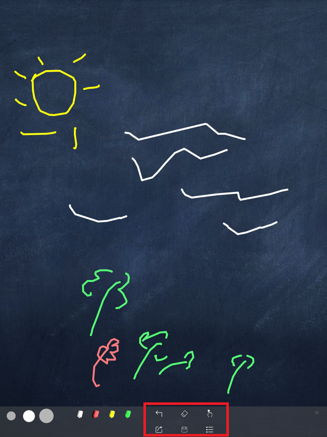 Screenshot of Blackboard APP