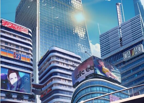 Screenshot of super intense dream world