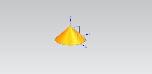 How to draw three-dimensional cone features using UG software!