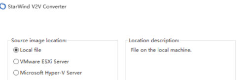 StarWind Converter virtual disk format conversion screenshot