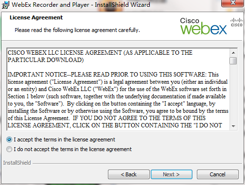 wrf player screenshot