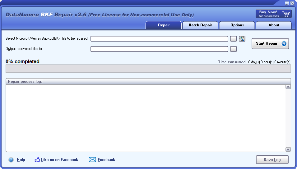 DataNumen BKF Repair screenshot